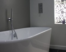 Modern Bathroom with Tadelakt Shower