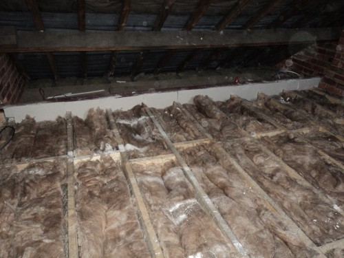 Loft insulation.